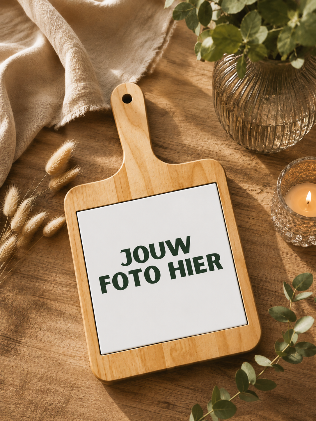 Borrelplank met eigen foto